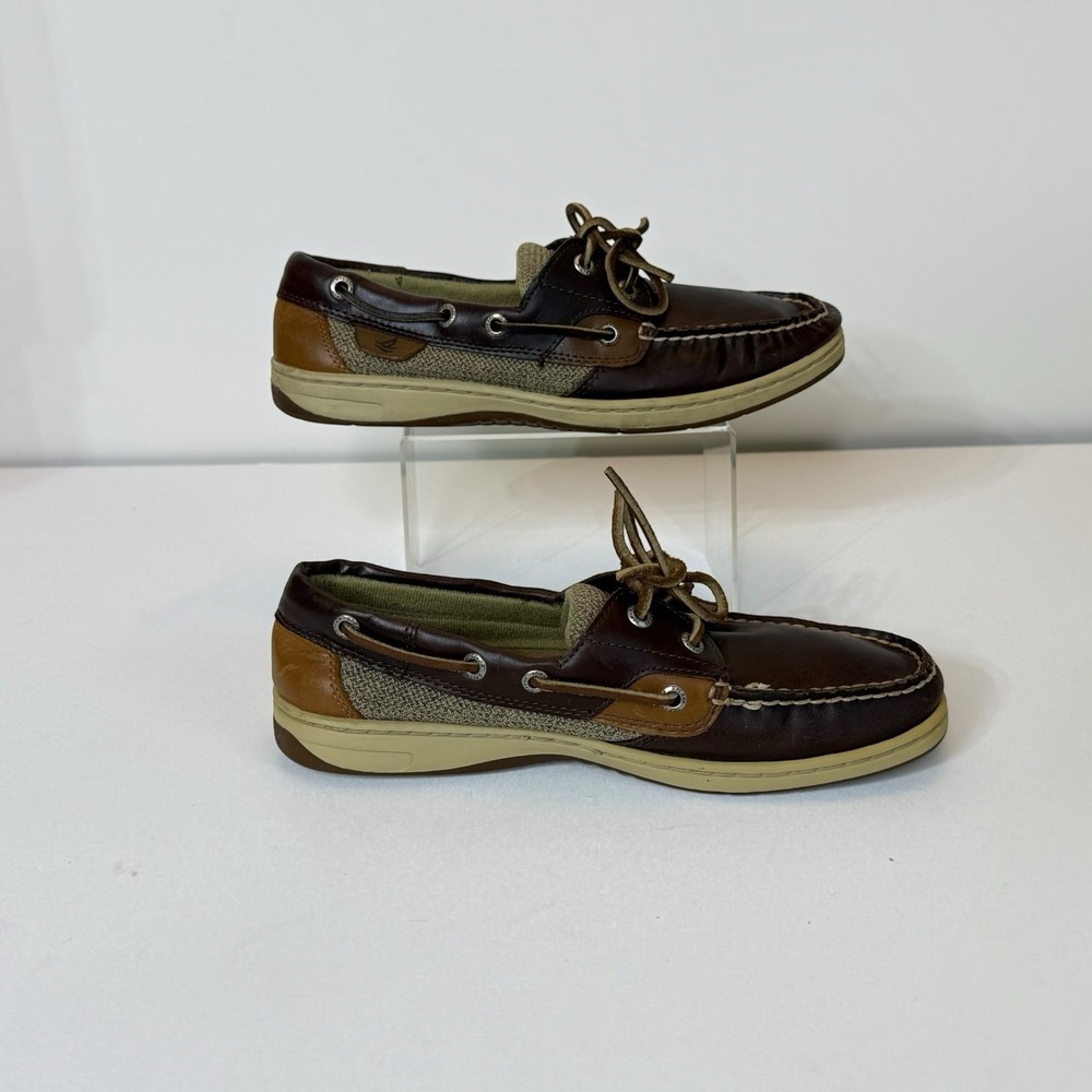Sperry Top Sider Women's Brown Boat Shoes Leather 7M 9767765